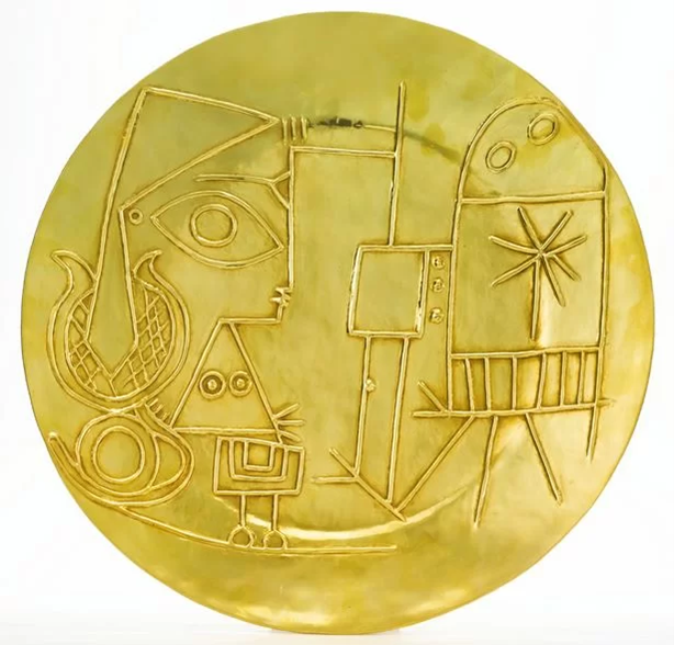 Picasso Gold Plate